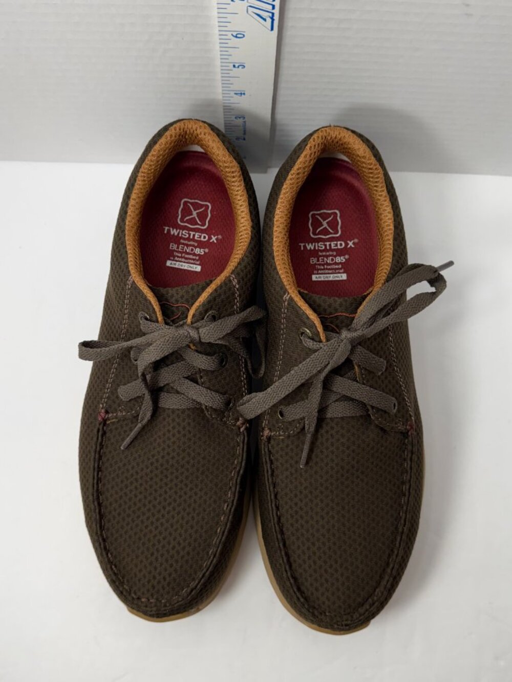Twisted X CellStretch Active Shoes 9 M Moc Toe French Roast MMX0001
